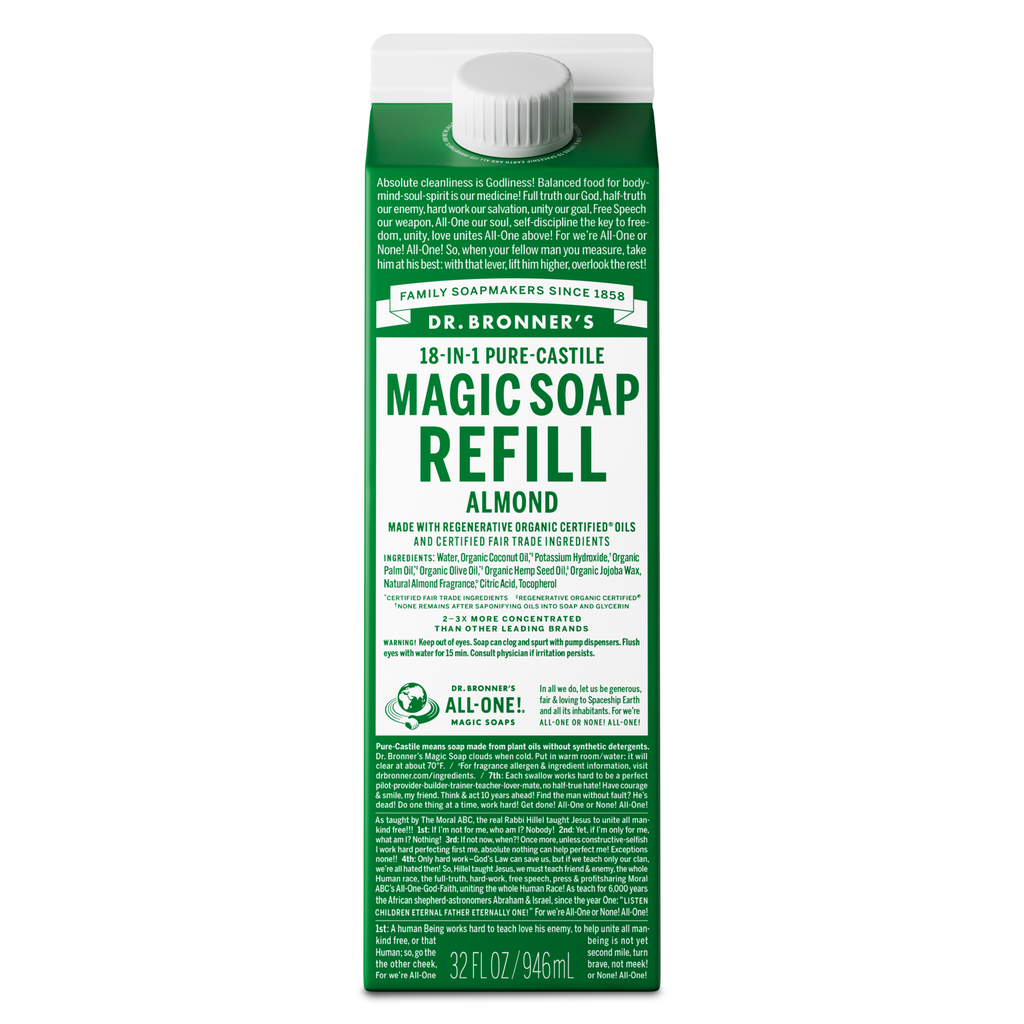 Almond - Pure-Castile Magic Soap Refill product image 1