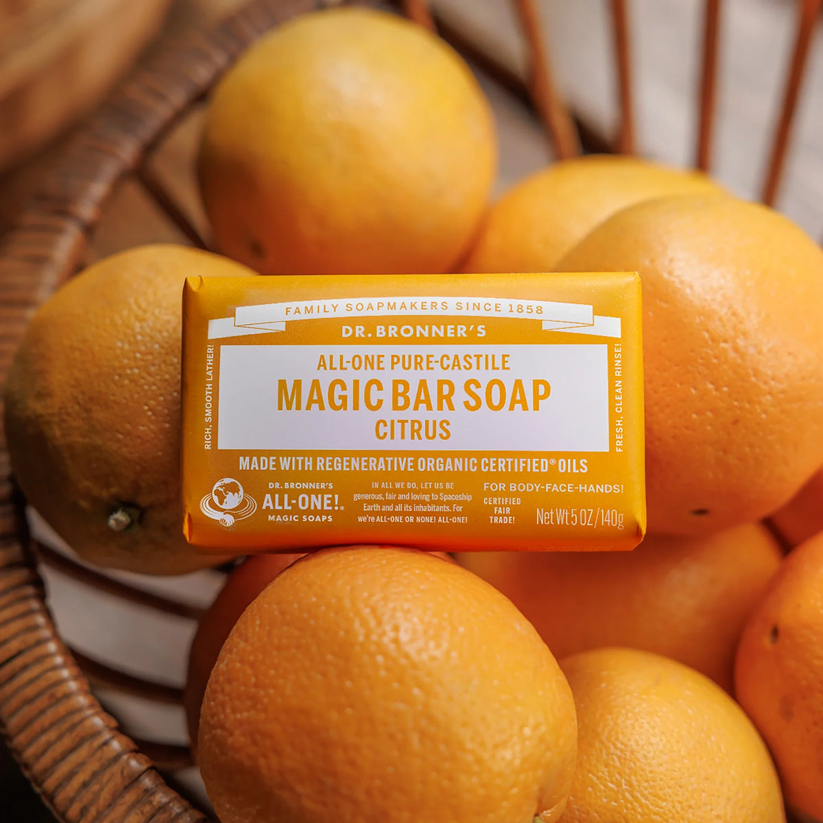 Citrus  PureCastile Magic Bar Soap Everyday Care