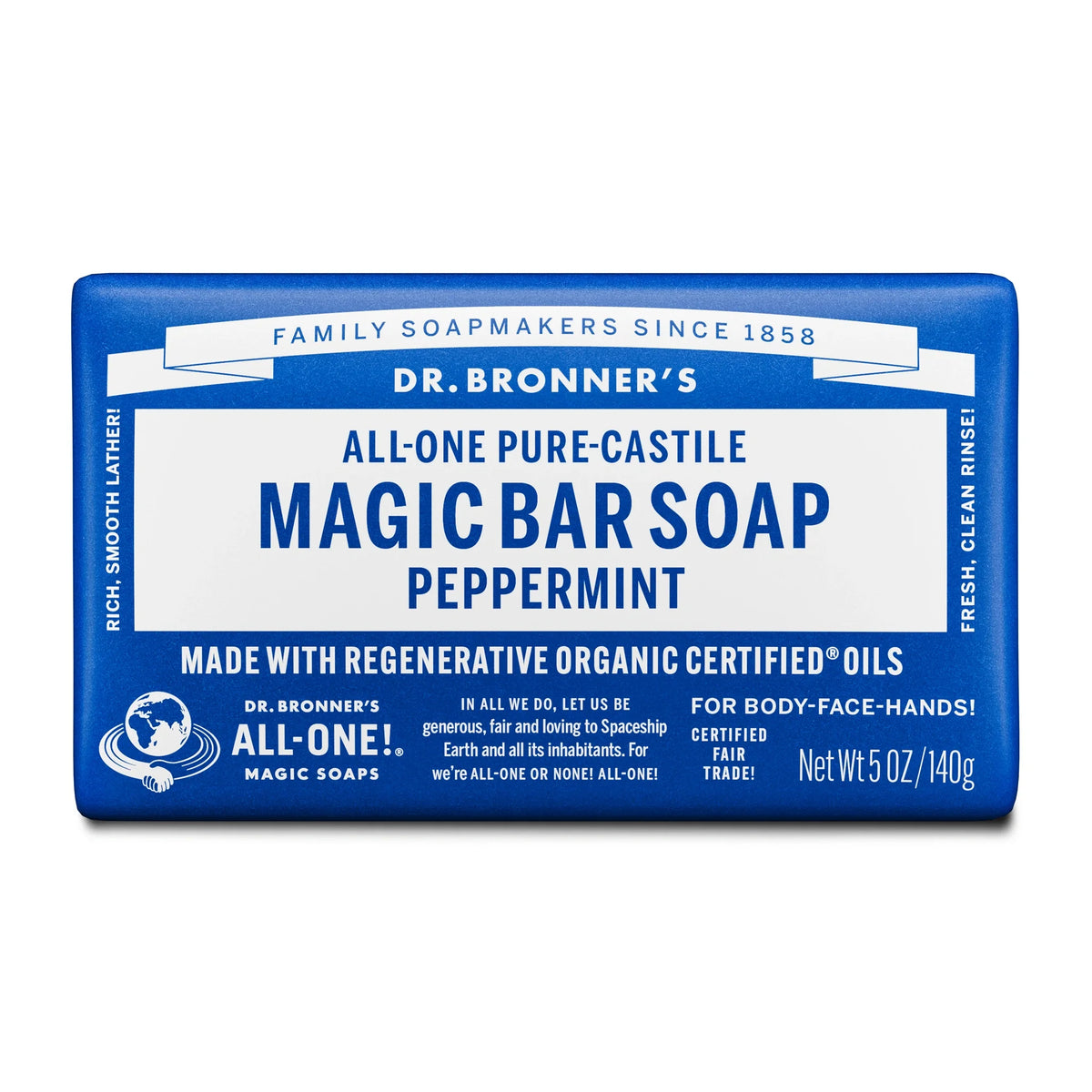 Peppermint - Pure-Castile Magic Bar Soap product image 1