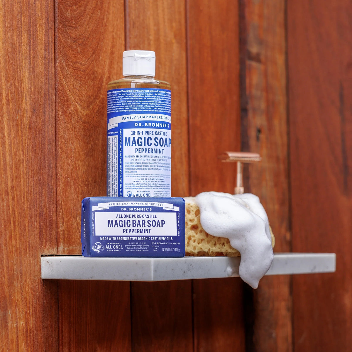 Peppermint  PureCastile Magic Bar Soap Everyday Care