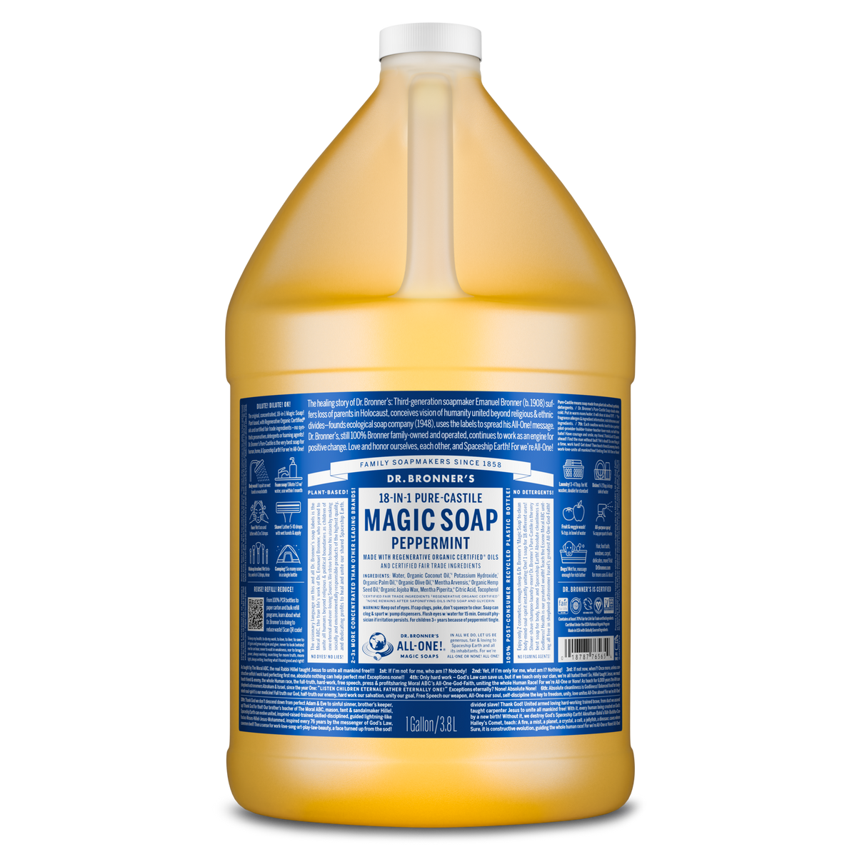 Peppermint  PureCastile Magic Soap Everyday Care