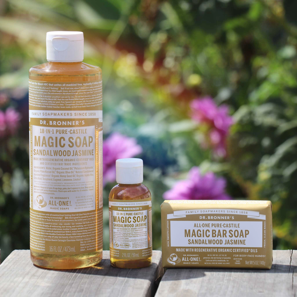 Sandalwood Jasmine  PureCastile Magic Soap Everyday Care