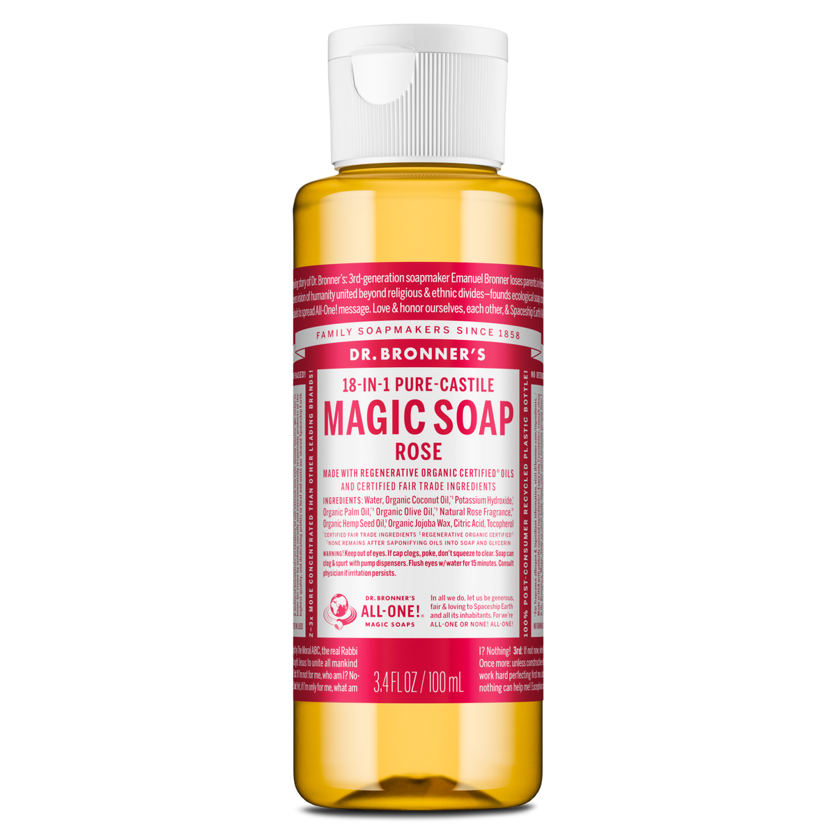Rose  PureCastile Magic Soap Everyday Care