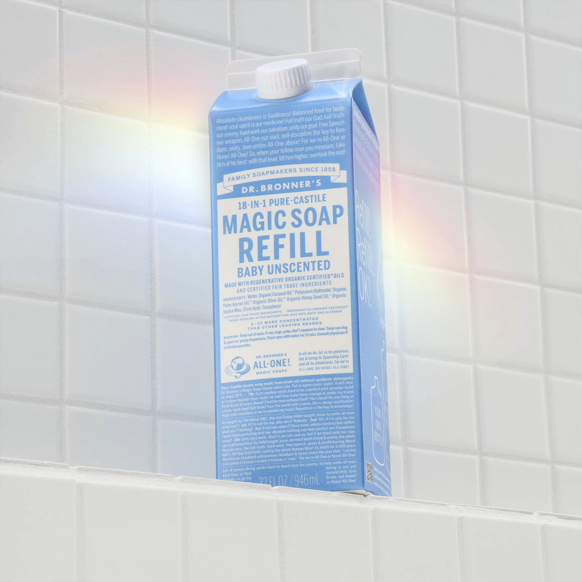 Unscented  PureCastile Magic Soap Refill Everyday Care